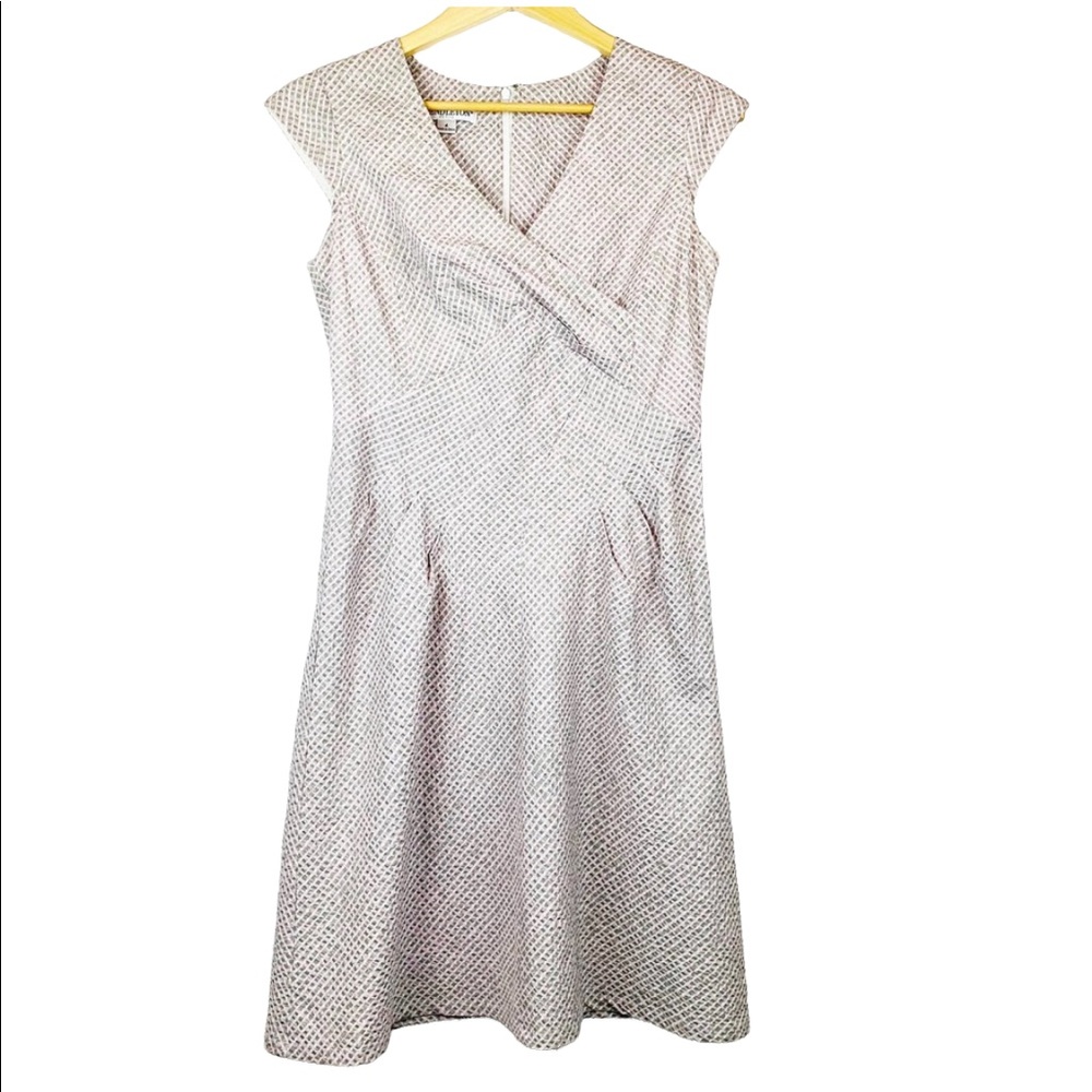PENDLETON V-Neck Pink Sheath Dress 4P